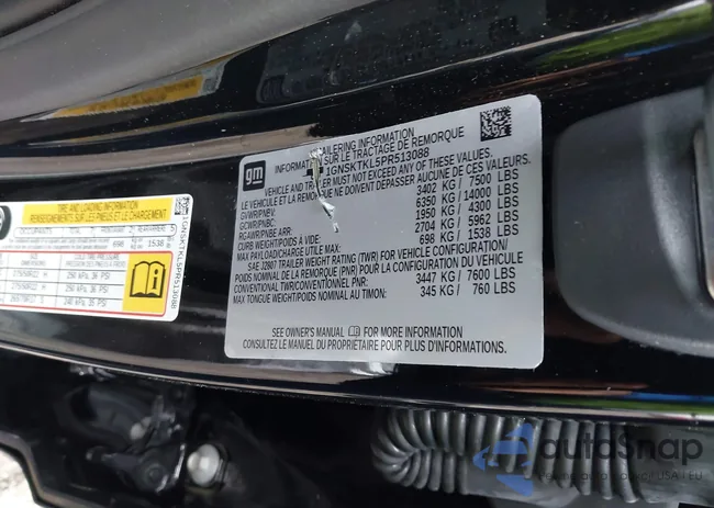 1GNSKTKL5PR513088: 43371873