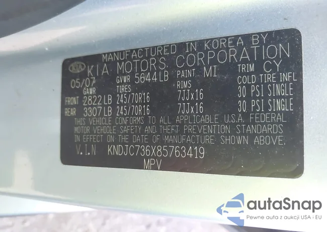 KNDJC736X85763419: 43371998