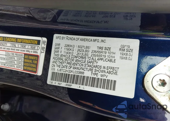 5J8TC2H32KL033888: 43372028