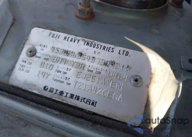 4S3BH635437309218: 43372214