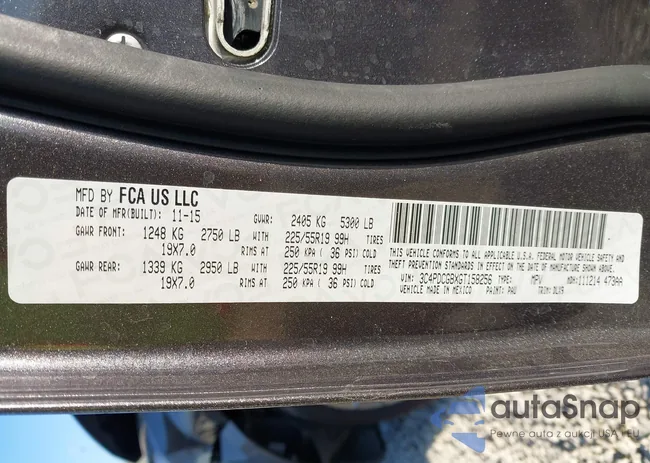 3C4PDCGBXGT158256: 43371365