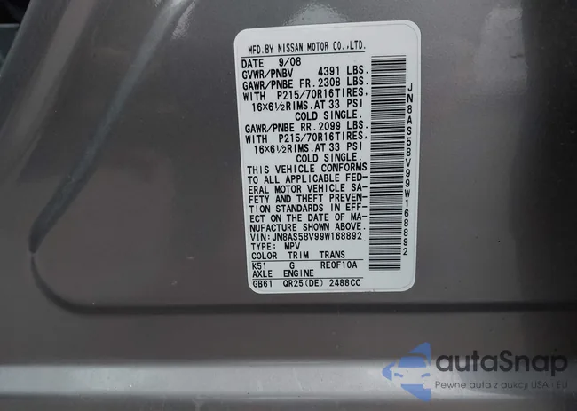 JN8AS58V99W168892: 43371440