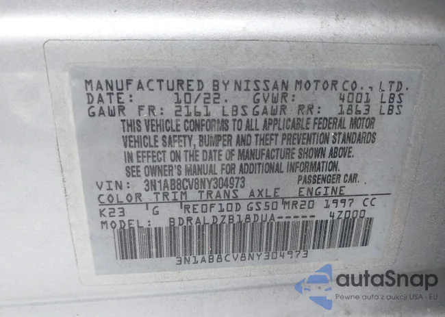 3N1AB8CV8NY304973: 43371592