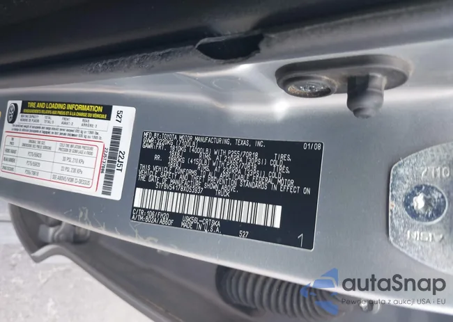 5TFBV54178X053937: 43372887