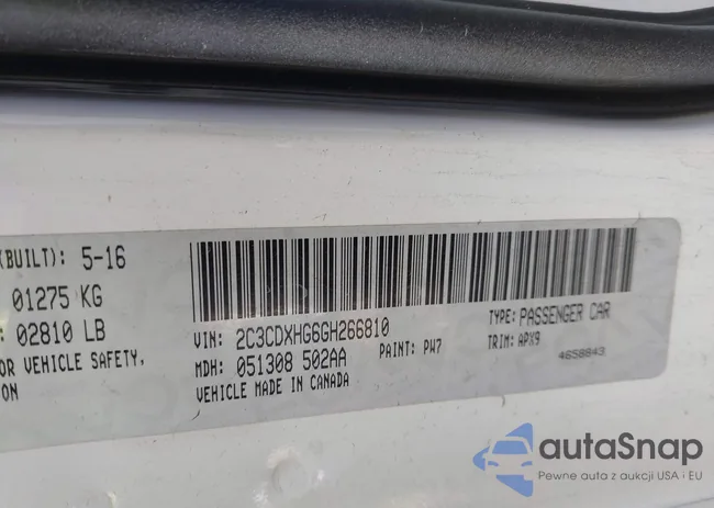 2C3CDXHG6GH266810: 43372916