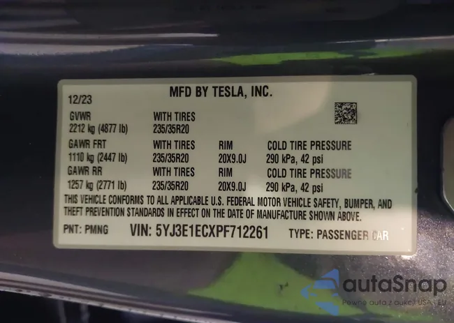 5YJ3E1ECXPF712261: 43372922