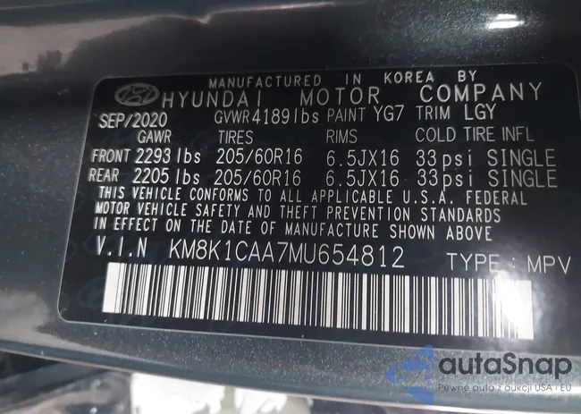 KM8K1CAA7MU654812: 43372978