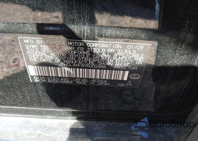 JTHCL46F895002486: 43373250