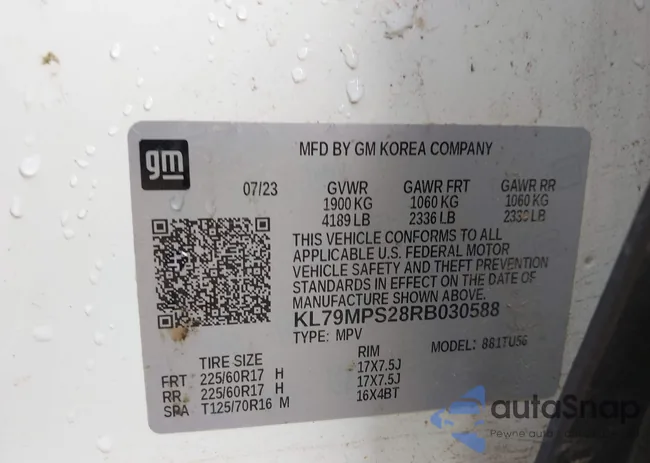 KL79MPS28RB030588: 43372575