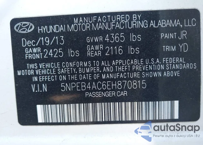 5NPEB4AC6EH870815: 43372639