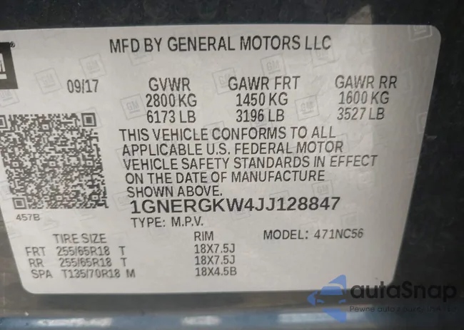 1GNERGKW4JJ128847: 43373974