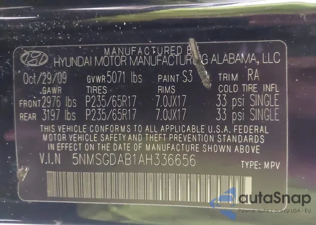 5NMSGDAB1AH336656: 43373980