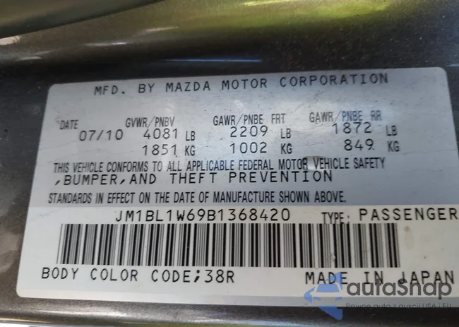 JM1BL1W69B1368420: 43374004