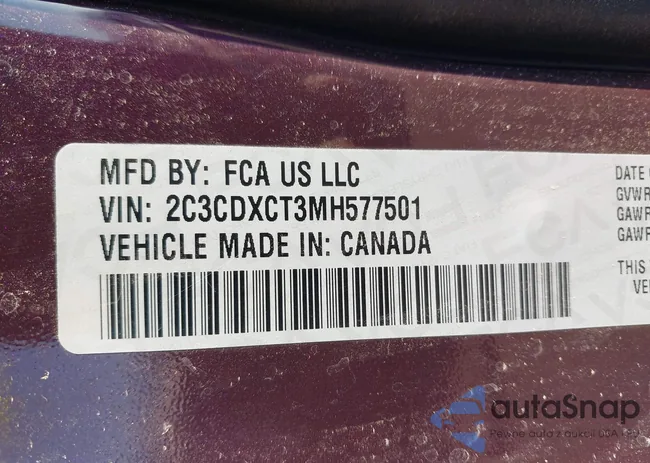 2C3CDXCT3MH577501: 43374104