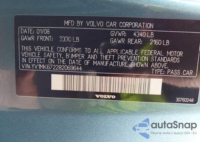 YV1MK672282069644: 43374152