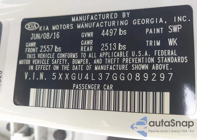 5XXGU4L37GG089297: 43374254