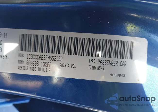 1C3CCCAB3FN552193: 43373339