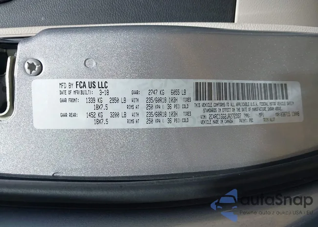 2C4RC1GG2JR272337: 43373544