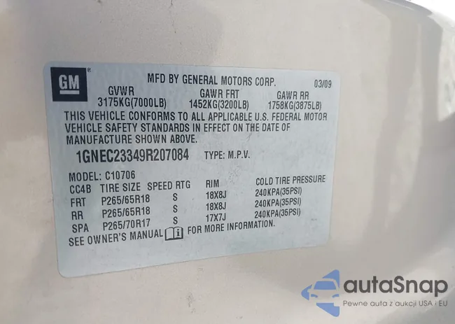 1GNEC23349R207084: 43373638