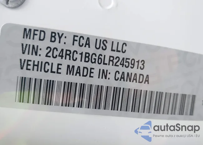 2C4RC1BG6LR245913: 43374704