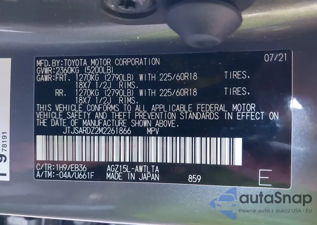 JTJSARDZ2M2261866: 43374736