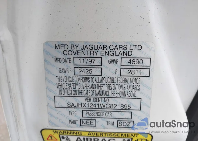 SAJHX1241WC821895: 43375038