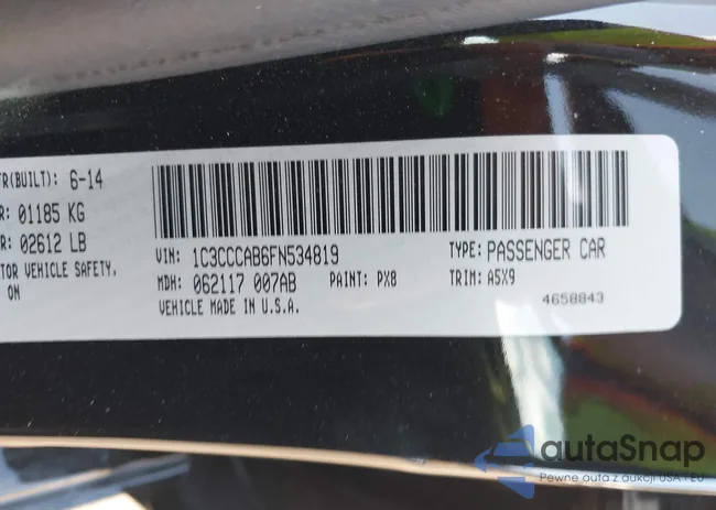 1C3CCCAB6FN534819: 43375086