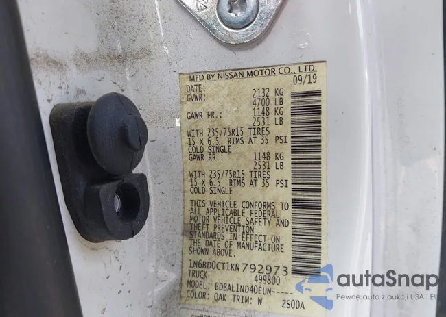 1N6BD0CT1KN792973: 43375231