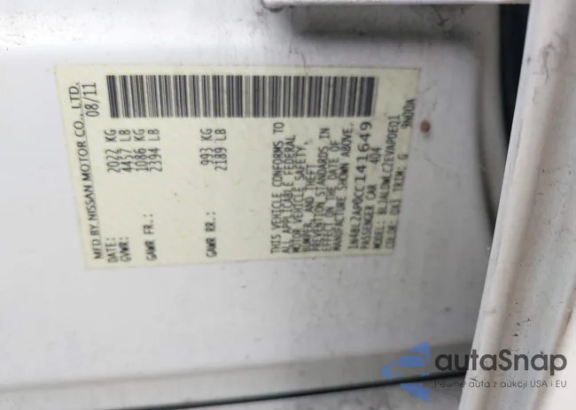 1N4BL2AP0CC141649: 43375787