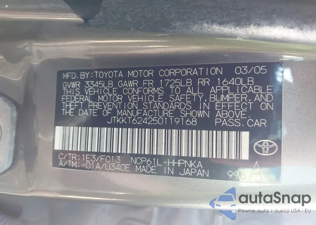 JTKKT624250119168: 43375839