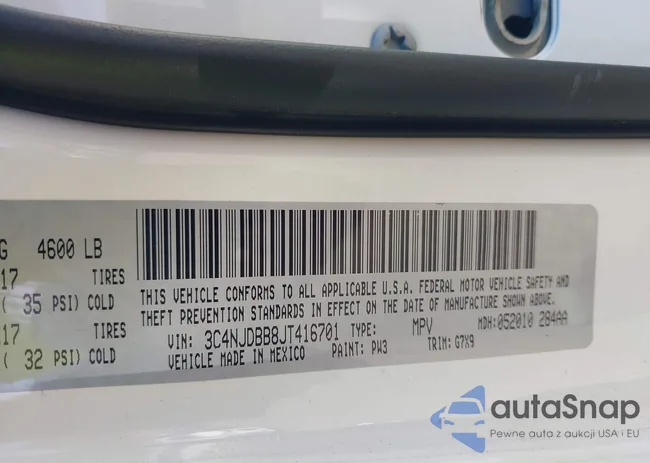 3C4NJDBB8JT416701: 43375907