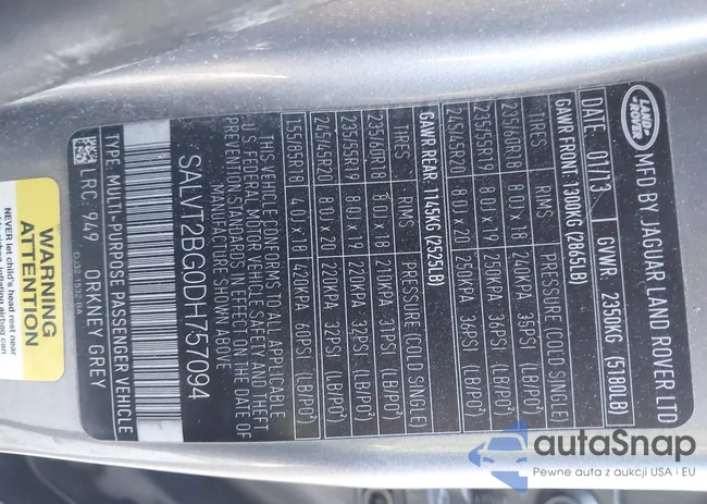 SALVT2BG0DH757094: 43376183