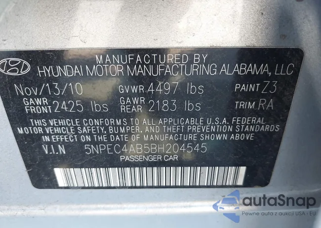 5NPEC4AB5BH204545: 43375407