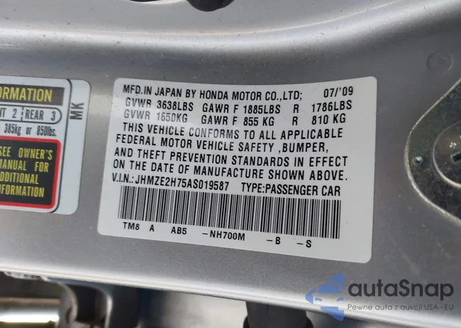 JHMZE2H75AS019587: 43375448