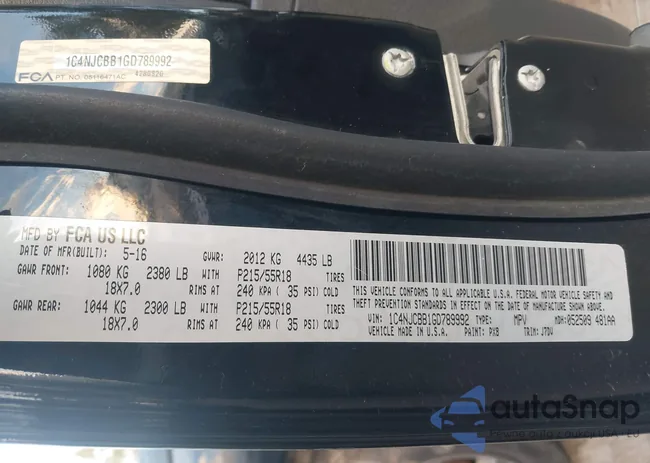 1C4NJCBB1GD789992: 43375572