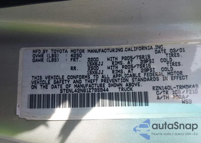 5TENL42N81Z795944: 43375581