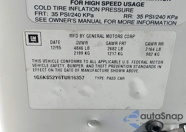 1G6KS52Y6TU816357: 43375602