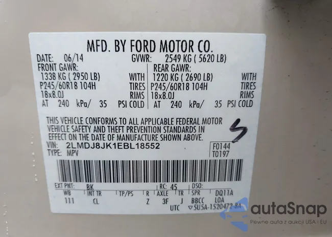 2LMDJ8JK1EBL18552: 43376657