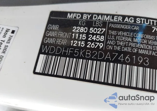 WDDHF5KB2DA746193: 43376839