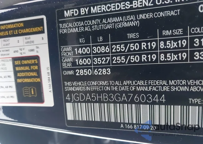 4JGDA5HB3GA760344: 43377143