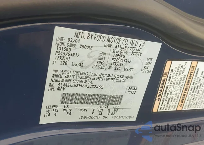 5LMEU68H64ZJ37462: 43376344