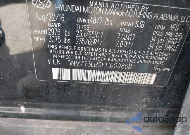 5NMZT3LB9HH009868: 43376479