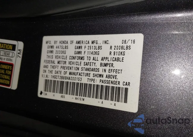 1HGCT2B89HA000153: 43376485