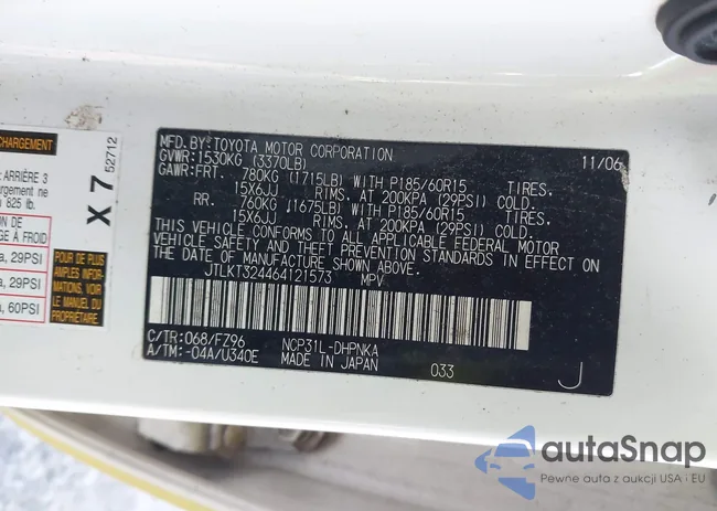 JTLKT324464121573: 43377819