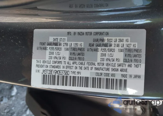 JM3TCBEY9M0537980: 43377823