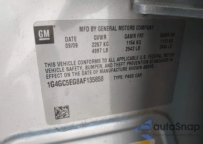 1G4GC5EG8AF135858: 43378012