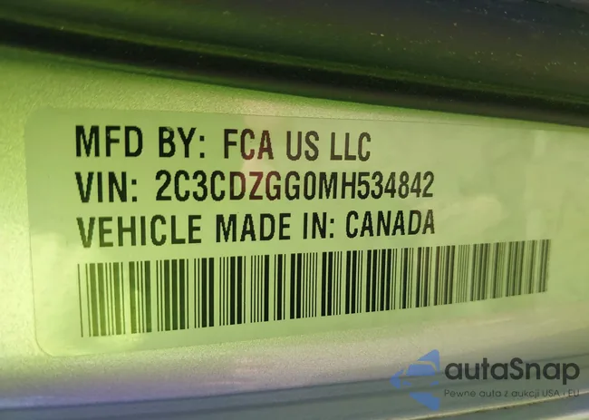 2C3CDZGG0MH534842: 43377619