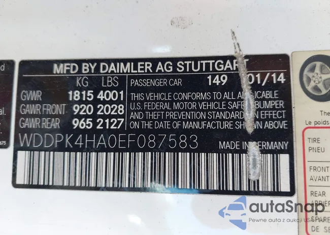 WDDPK4HA0EF087583: 43378779