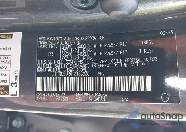 JTERU5JRXP6133230: 43378982