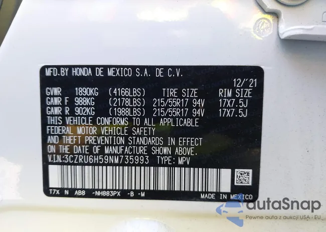 3CZRU6H59NM735993: 43379082